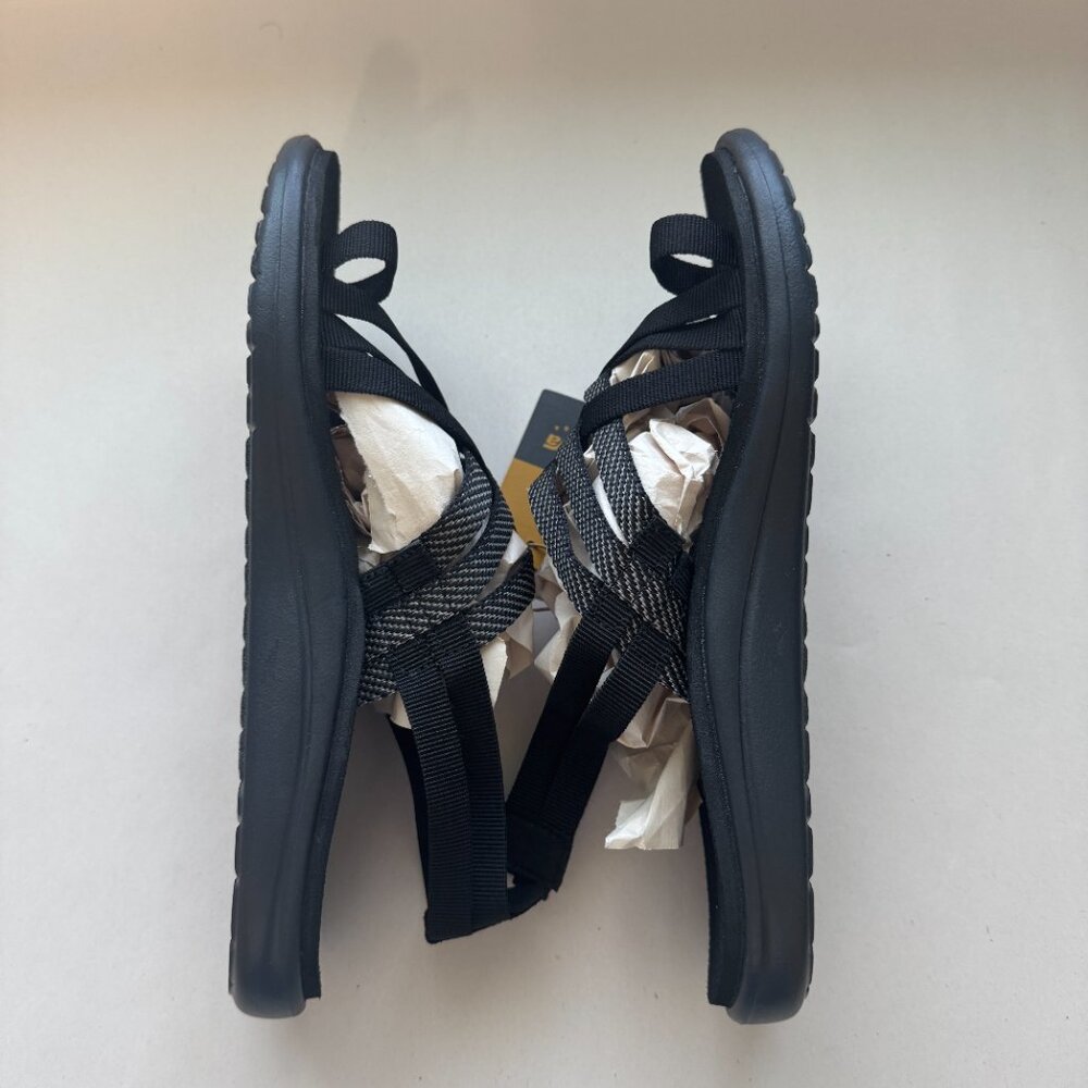 Teva Voya Strappy Sandals Women's Size 9 Hera Black 1099271 NWT - Picture 4 of 10